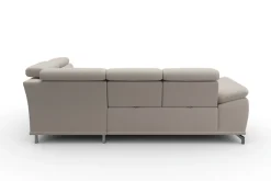 sit&more Ecksofa »Cabrio L-Form, B: 274 cm, mit Sitztiefen-, Arm- & Kopfteilverstellung« 3 Nierenkissen, Federkern, optional Schlaffunktion und Stauraum
