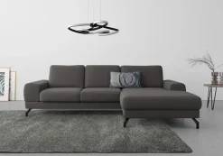 sit&more Ecksofa »Cinturo L-Form« inklusive Sitztiefenverstellung und Federkern, Sitzhöhe 45 cm