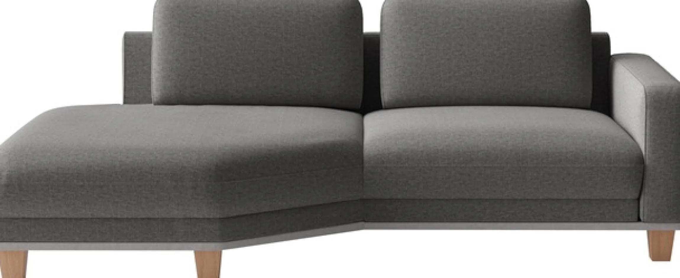 sit&more Ecksofa »Concept« Modernes Sofa in drei Fußfarben zur Auswahl
