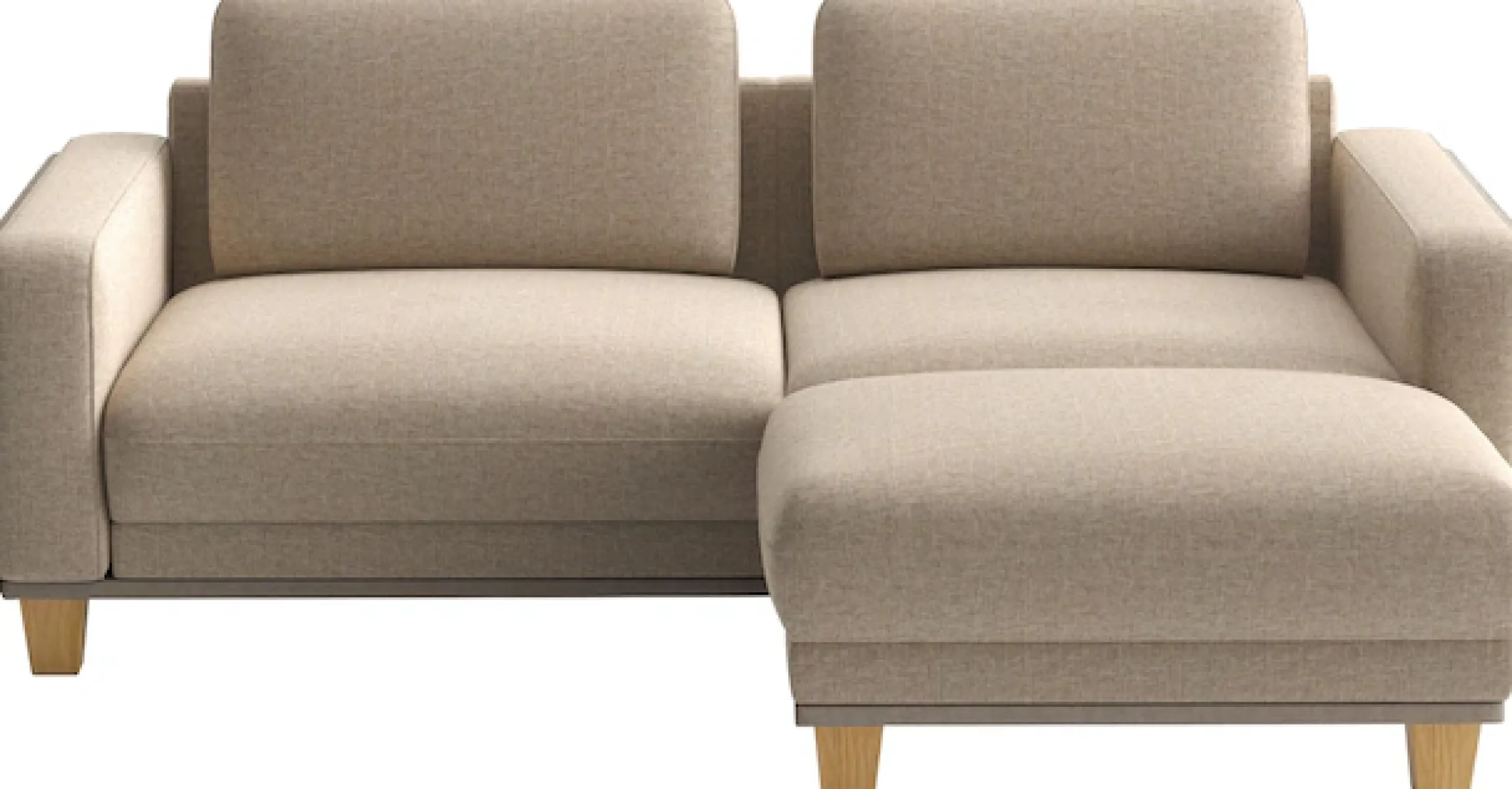sit&more Ecksofa »Concept« Modernes Sofa in drei Fußfarben zur Auswahl