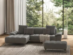 sit&more Ecksofa »Cool L-Form« wahlweise mit Kopfteilverstellung und Vorziehsitz, motorisch