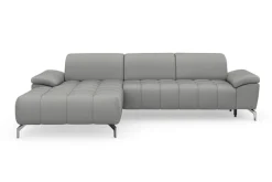 sit&more Ecksofa »Cool L-Form« wahlweise mit Kopfteilverstellung und Vorziehsitz, motorisch