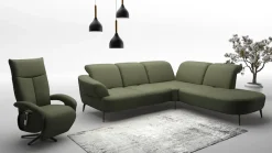 sit&more Ecksofa »Dance, L-Form, inkl. Sitztiefenverstellung« inkl. Click&Seat, optional mit Kopfteilverstellung