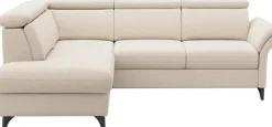 sit&more Ecksofa »Glendale, L-Form« inkl. Kopfteilverstellung, wahlweise mit Vorziehsitz und Bettkasten