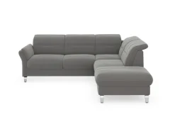 sit&more Ecksofa »Grenoble L-Form mit Federkern« wahlweise mit Schlaffunktion, Bettkasten, Arm- und Kopfteilverstellung