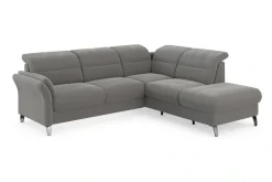 sit&more Ecksofa »Grenoble L-Form mit Federkern« wahlweise mit Schlaffunktion, Bettkasten, Arm- und Kopfteilverstellung