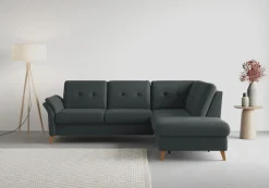 sit&more Ecksofa »Göteborg« inkl. Sitztiefenverstellung, wahlweise mit Bettfunktion & Bettkasten