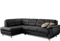 sit&more Ecksofa »Mailand L-Form, B: 250 cm, Leder, Komfortsitzhöhe 46 cm« optional Schlaffunktion, Liegefläche: 194x122cm, Komfortpolsterung