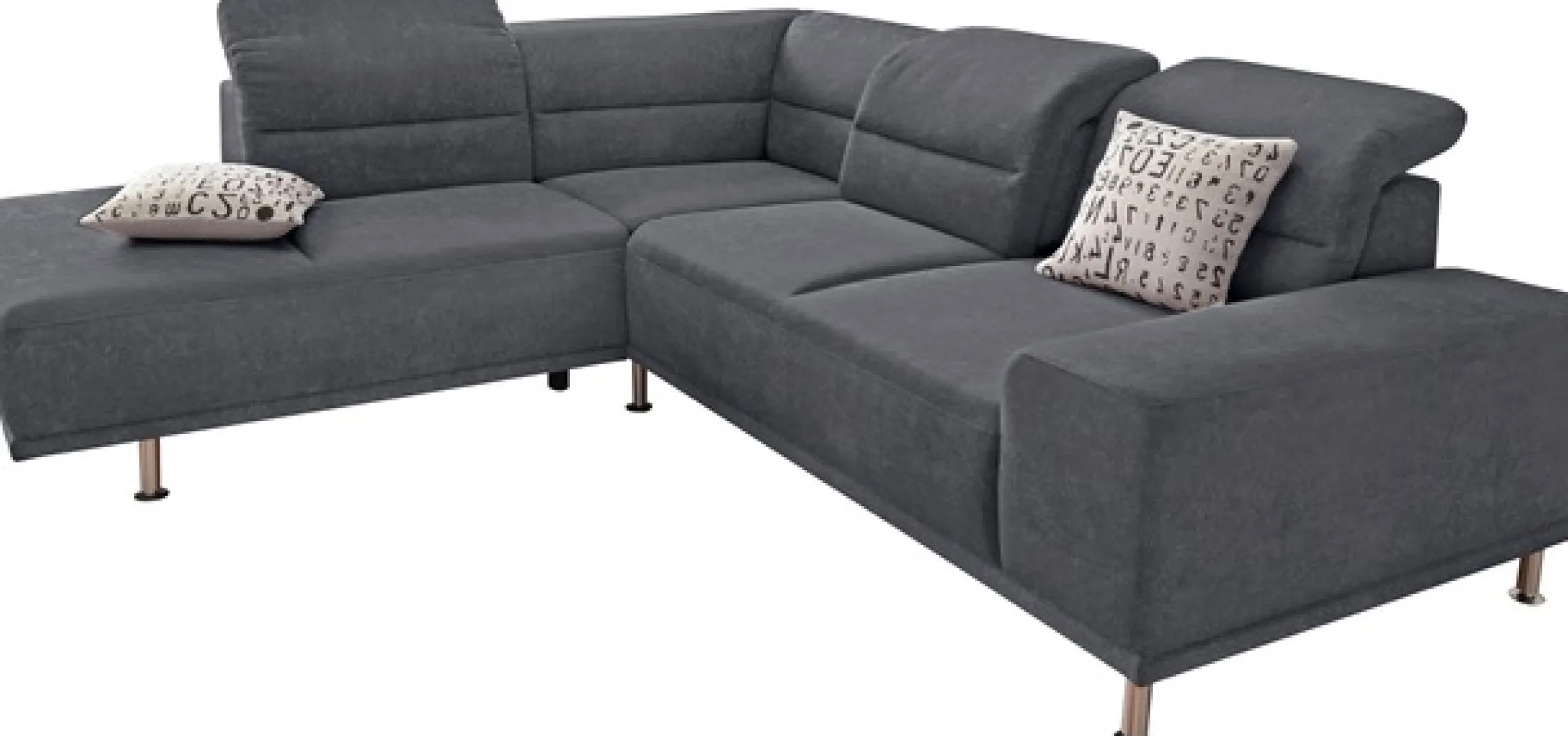 sit&more Ecksofa »Mariola L-Form« mit Federkern und Ottomane, inklusive Sitztiefenverstellung