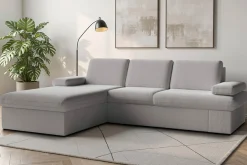 sit&more Ecksofa »Moreno L-Form, B: 247 cm« mit Armteilverstellung, optional Schlaffunktion