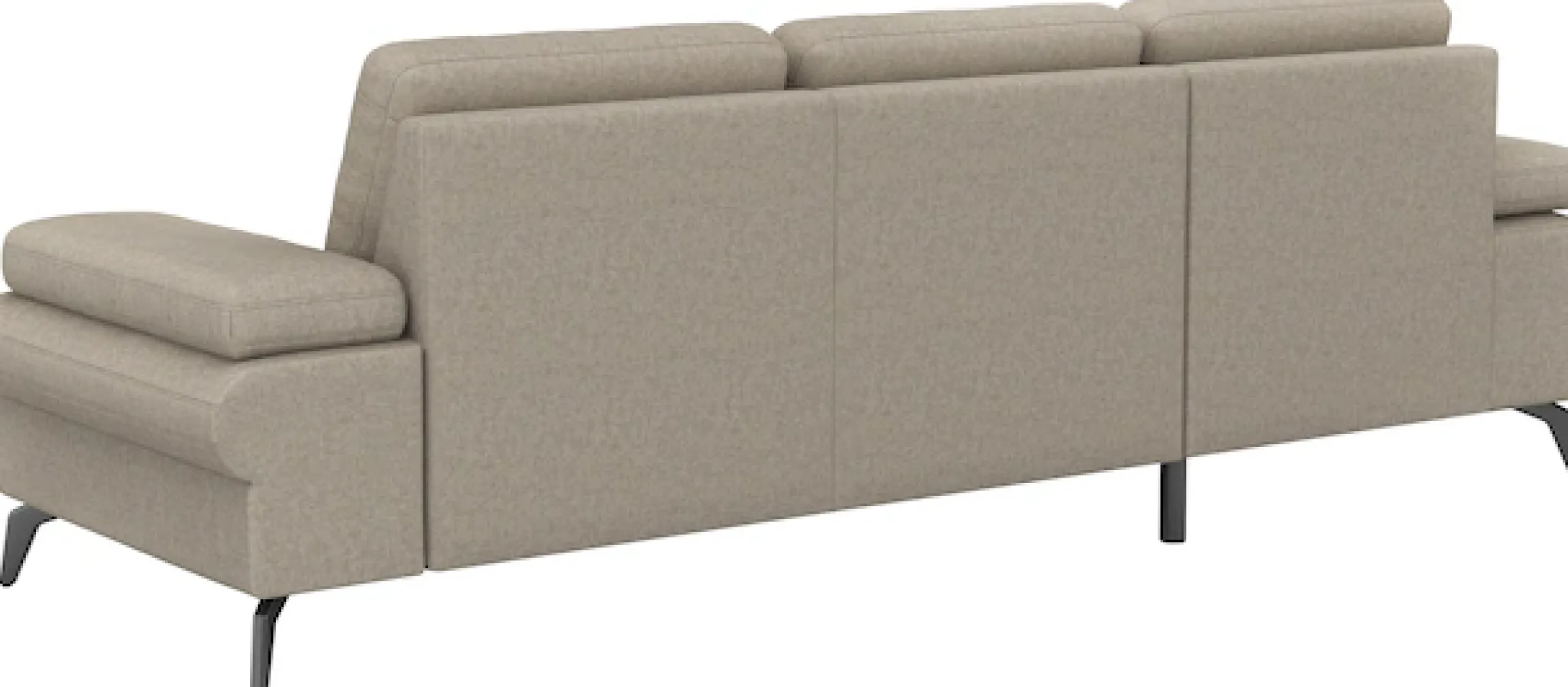 sit&more Ecksofa »Morris Jubi L-Form, B: 247 cm« mit Armteilfunktion & 1 Zierkissen, optional Schlaffunktion