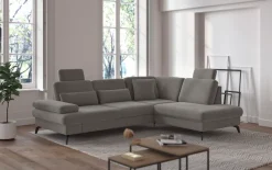 sit&more Ecksofa »Morris L-Form, inkl. Sitztiefenverstellung« wahlweise mit Armteilverstellung, Schlaffunktion & Bettkasten