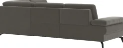 sit&more Ecksofa »Morris L-Form, inkl. Sitztiefenverstellung« wahlweise mit Armteilverstellung, Schlaffunktion & Bettkasten