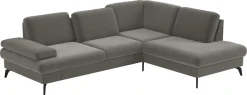 sit&more Ecksofa »Morris L-Form, inkl. Sitztiefenverstellung« wahlweise mit Armteilverstellung, Schlaffunktion & Bettkasten
