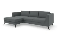 sit&more Ecksofa »Olsen L-Form« inklusive Sitztiefenverstellung, optional Schlaffunktion, 15cm hoch