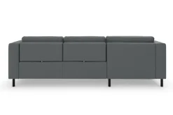 sit&more Ecksofa »Olsen L-Form« inklusive Sitztiefenverstellung, optional Schlaffunktion, 15cm hoch