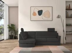 sit&more Ecksofa »Panini L-Form« wahlweise mit Schlaffunktion und Bettkasten