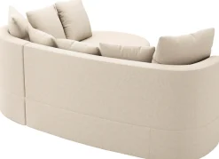 sit&more Ecksofa »Samba L-Form« moderne organische Form, inkl. 7 loser Rückenkissen