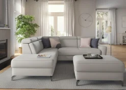 sit&more Ecksofa »Scarlett L-Form« inklusive Kopfteilverstellung, optional Schlaffunktion & Bettkasten