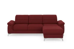 sit&more Ecksofa »Sinatra L-Form« mit Recamiere, optinal mit Kopfteilverstellung und Armteilfunktion