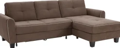 sit&more Ecksofa »Varese L-Form« mit Federkern, wahlweise mit Schlaffunktion und Stauraum