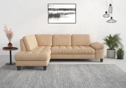 sit&more Ecksofa »Westham L-Form« mit Ottomane, mit oder ohne Schlaffunktion, Bettkasten, Verstellung