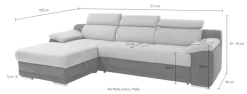 sit&more Ecksofa »Xenia L-Form« wahlweise mit Schlaffunktion