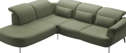 sit&more Ecksofa »Zoe« ink.Sitztiefenverstellung, wahlweise mit Kopfteilverstellung