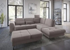 sit&more Hocker »Bendigo« mit Klappfunktion, Bodenfreiheit 12 cm, wahlweise in 2 Fußfarben
