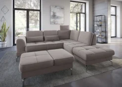 sit&more Hocker »Bendigo« mit Klappfunktion, Bodenfreiheit 15 cm, wahlweise in 2 Fußfarben