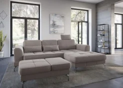 sit&more Hocker »Bendigo« mit Klappfunktion, Bodenfreiheit 15 cm, wahlweise in 2 Fußfarben