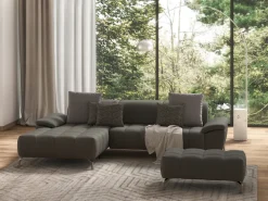 sit&more Hocker »Cool« mit silberfarbenen Füßen