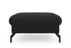 sit&more Hocker »Fashion« inklusive Federkern, mit hochwertigen, schwarzen Metallfüßen