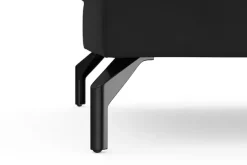 sit&more Hocker »Fashion« inklusive Federkern, mit hochwertigen, schwarzen Metallfüßen