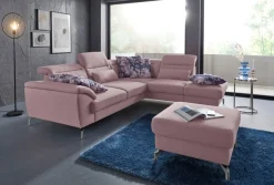sit&more Hocker »Percy« Fußhöhe 12 cm, wahlweise mit unterschiedlichen Fußfarben