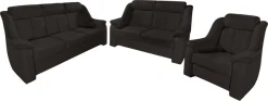 sit&more Polstergarnitur »Basel« Set, bestehend aus 3-Sitzer + 2-Sitzer + Sessel