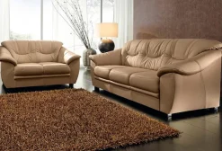 sit&more Polstergarnitur »Top Savona« NaturLEDER® (2-tlg), bestehend aus je einem 2- und 3-Sitzer, Federkern