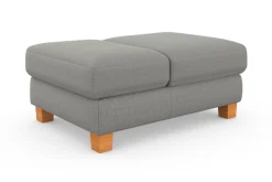 sit&more Polsterhocker »Dundee« mit Klappfunktion, Federkern und hochwertigen Massivholzfüßen