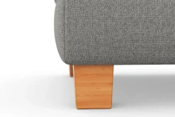 sit&more Polsterhocker »Dundee« mit Klappfunktion, Federkern und hochwertigen Massivholzfüßen