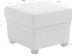 sit&more Polsterhocker »Savona, B: 58 cm« individuell zu kombinieren
