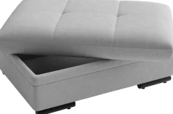 sit&more Polsterhocker »Viola, Leder, B: 102 cm« mit praktischen Stauraum