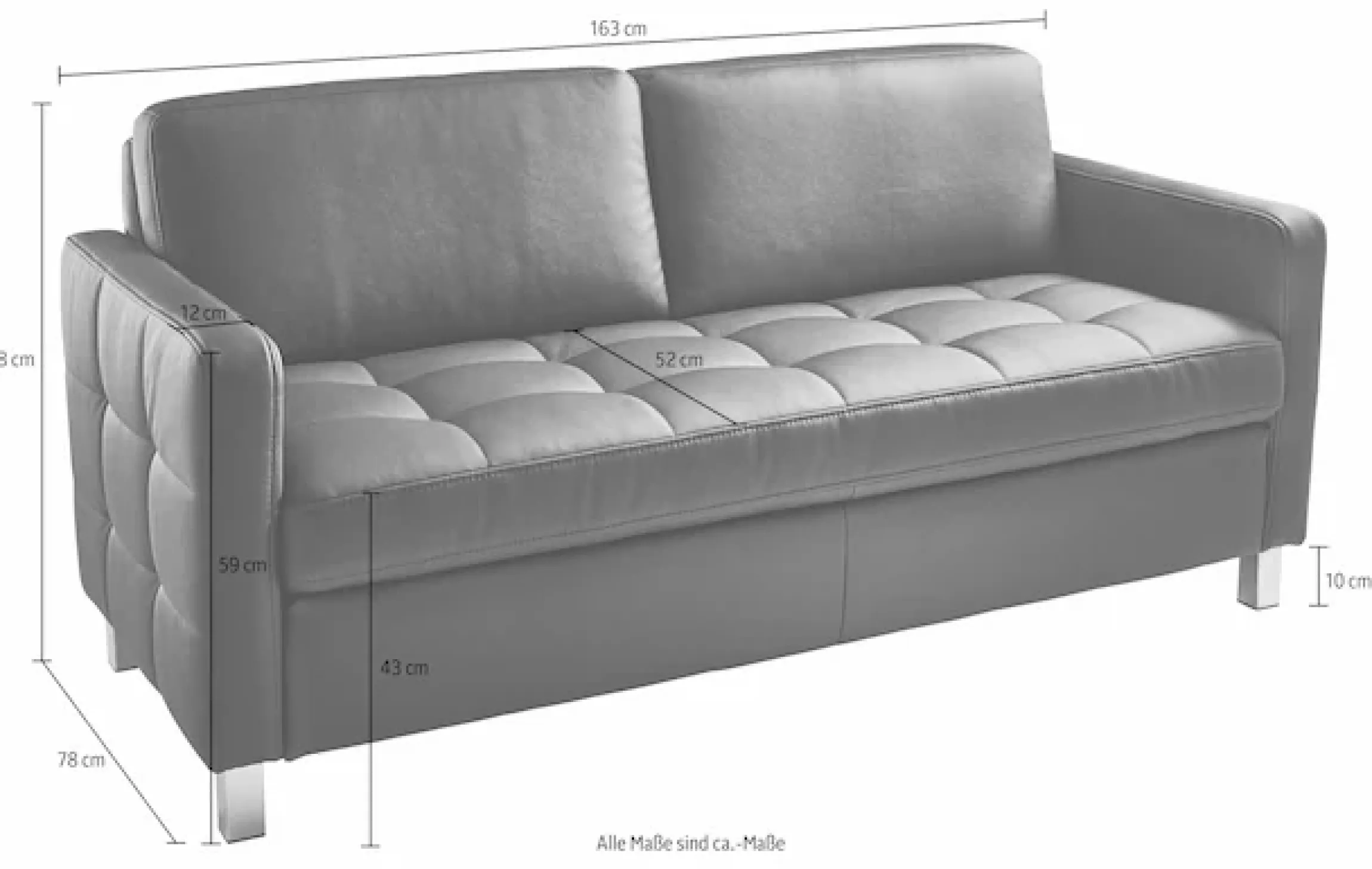 sit&more 3-Sitzer »Pablo«