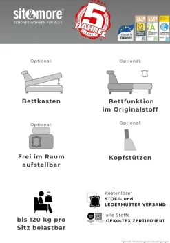 sit&more Sofakissen »Chelsea, 60 cm, Leder« zur Auswahl Sets mit 2 oder 3 Stück