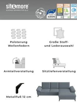 sit&more Sofakissen »Chelsea, 60 cm, Leder« zur Auswahl Sets mit 2 oder 3 Stück