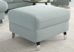 sit&more Stauraumhocker »Grenoble« mit Stauraum und satinierten Füßen