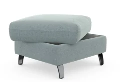 sit&more Stauraumhocker »Grenoble« mit Stauraum und satinierten Füßen