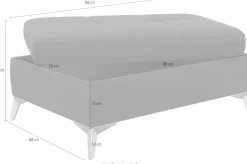 sit&more Stauraumhocker »Latigo« inklusive Stauraum