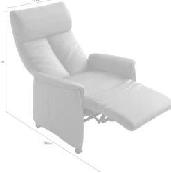 sit&more TV-Sessel »Cremona Comfort« wahlweise manuell oder elektrischer Funktion mit Akku