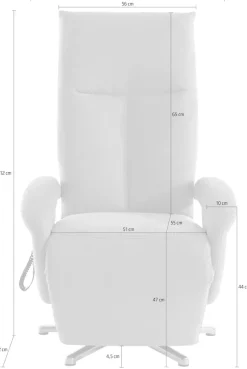 sit&more TV-Sessel »Tycoon mit Kopfteilverstellung und 360° Drehfunktion« wahlweise manuell oder elektrischer Funktion, auch mit Akku (kabellos)