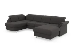 sit&more Wohnlandschaft »Apulia U-Form« wahlweise Schlaffunktion, Bettkasten und Kopf- und Armteilverstellung
